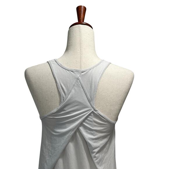 Lululemon Essential‎ Tank Pleated XS / Small Vapour Silver Gray Jersey Racerback - Picture 10 of 11